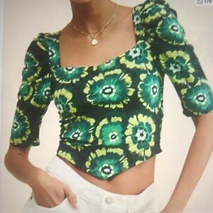 NWT’s Free People Give Me More boho, bohemian floral crop top